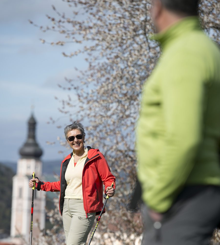 It's a question of technique while Nordic Walking on the Seiser Alm