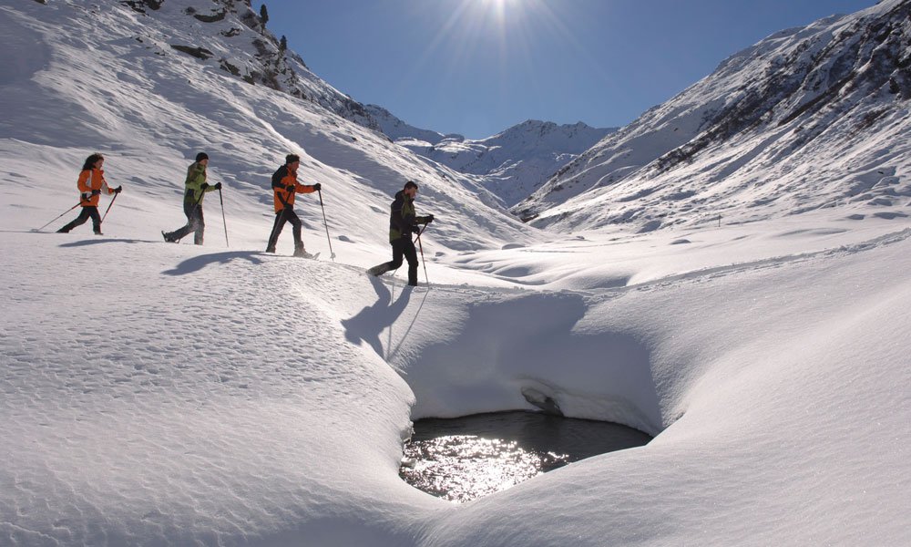 Snowshoeing on the Seiser Alm: for beginners as well